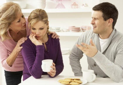 Problemas com a família do cônjuge