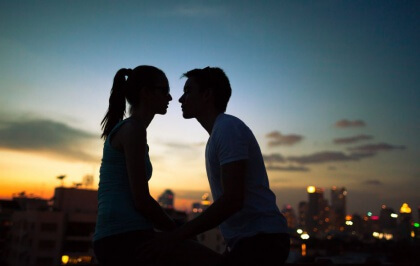 Casal apaixonado