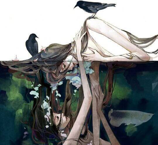 Mulher puxada por si mesma, uma boa pessoa