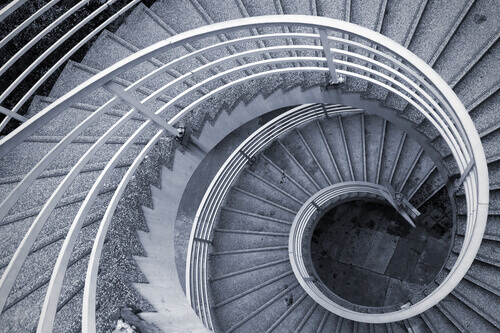 escada espiral
