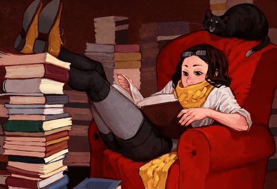 O prazer de ler um livro