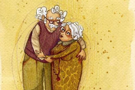 avós-abraçados