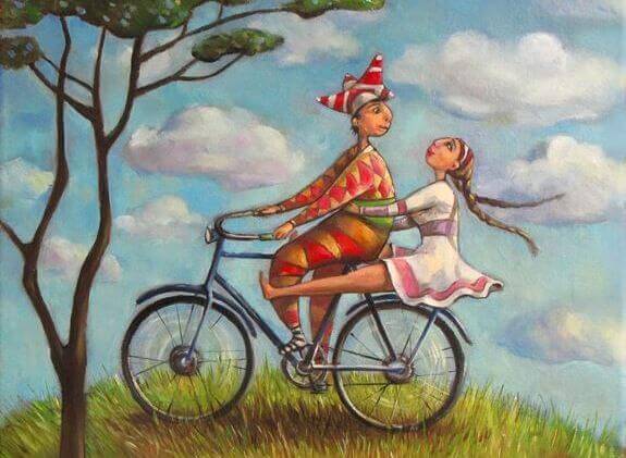 casal de bicicleta aproveitando a melhor idade
