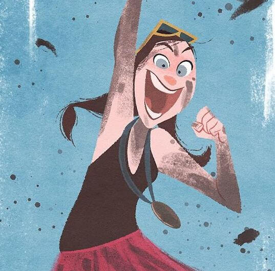 mulher sorrindo, hoje irei reagir com felicidade