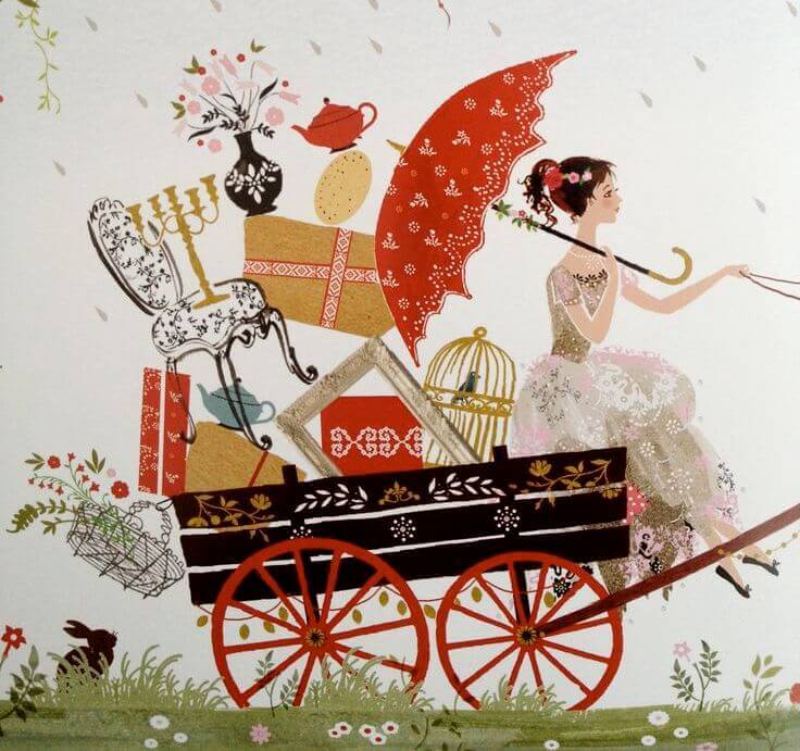 Jovem no carro contente porque a vida muda