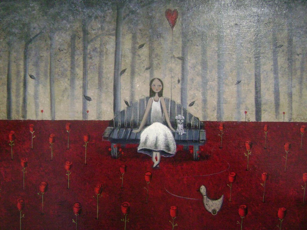 mulher-sentada-com-rosas