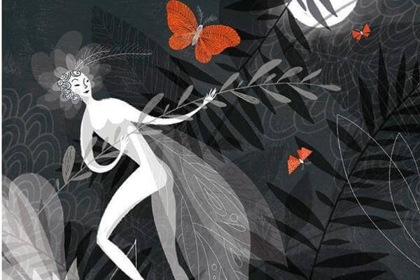 Mulher escapando de pessoas tóxicas