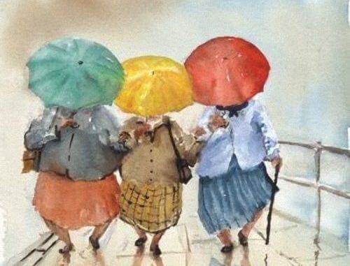 amigas-chuva