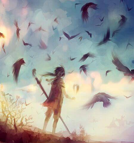 menino-com-passaros-enfrentando-o-medo