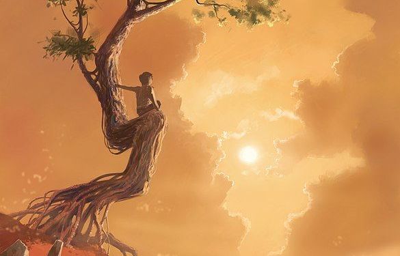 Criança subindo na árvore