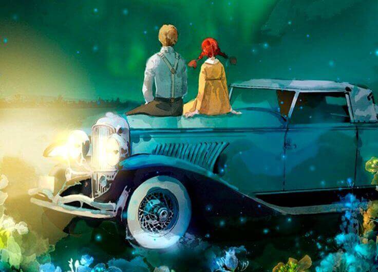 casal vendo as estrelas