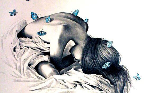 menina-com-borboletas-azuis