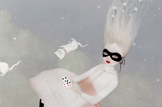 garota-com-mascara-caindo