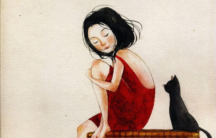 moça-gato Não vou mudar por você