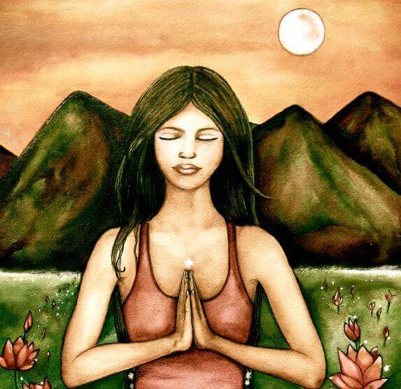 mulher-meditando-na-natureza