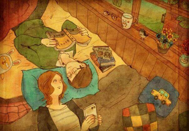 casal-se-olhando-na-cama Psicologia da atração: o que nos une às pessoas que amamos