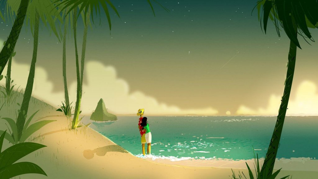 Casal-abraçado-olhando-o-mar