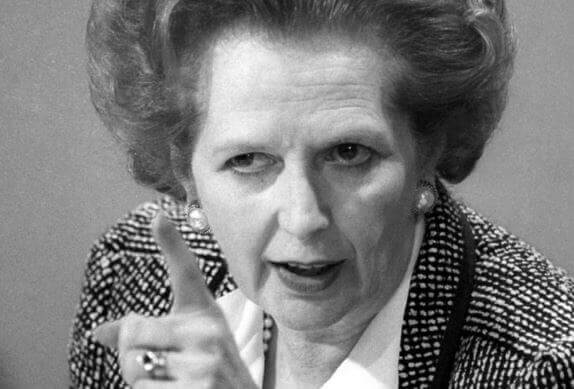 Margaret Tatcher é lider autocrático