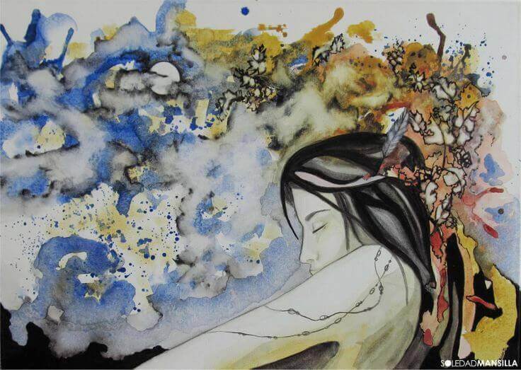 mulher com olhos fechados pensando na verdade