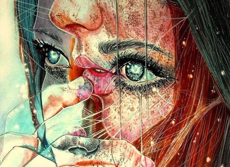 ilustração de uma mulher representando como nos veem