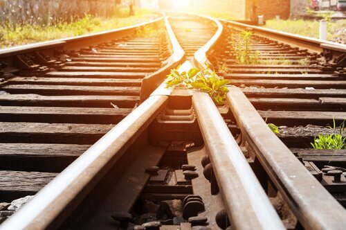 Trilhos-de-trem Eu escolho minhas próprias batalhas