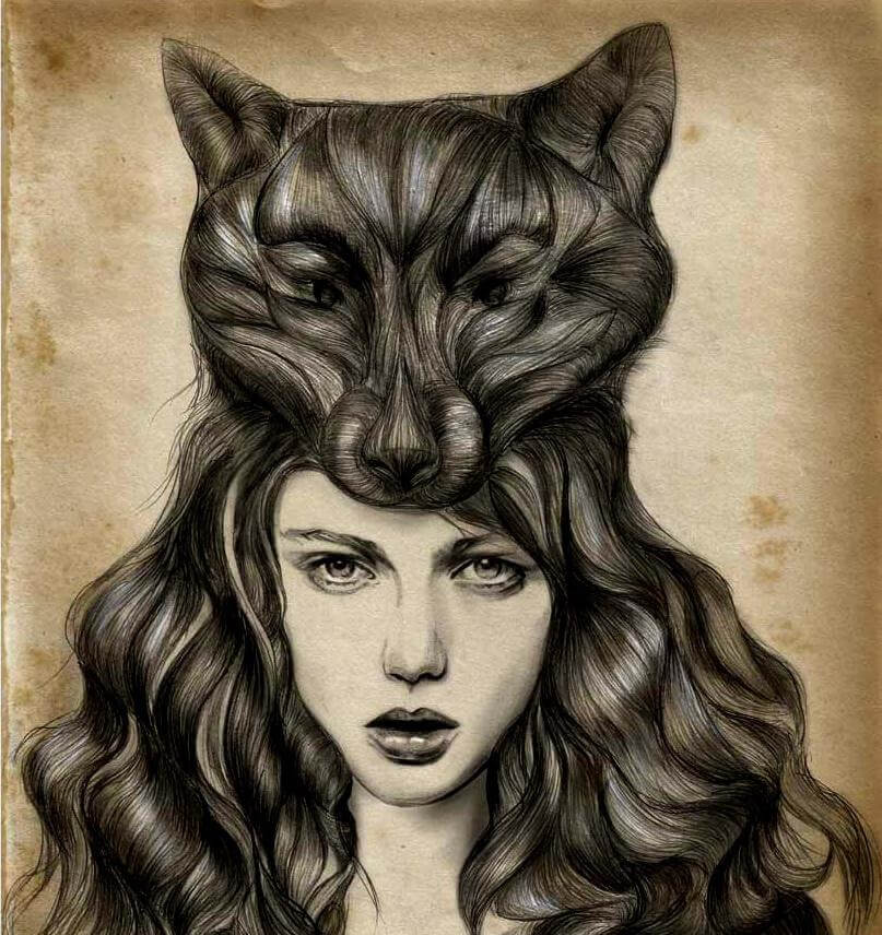 menina-cabelo-gato-representando-narcisismo