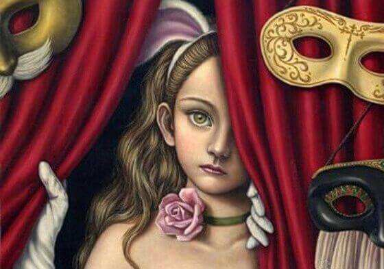 menina-com-máscaras-representando-emoção