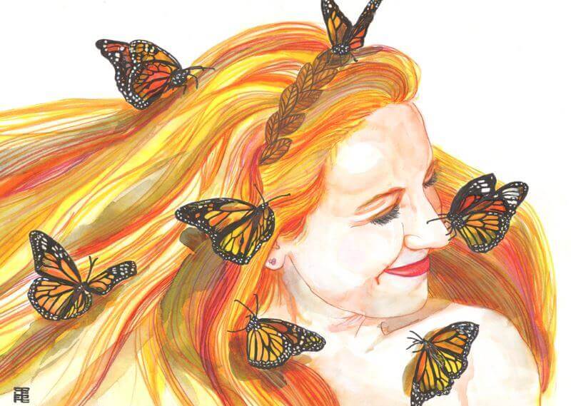 sorriso-mulher-com-borboletas