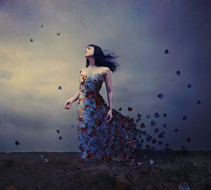 mulher-vestido-de-folhas