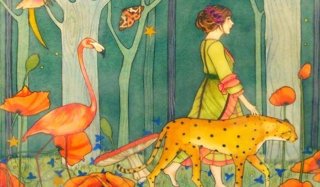 mulher-animais-natureza