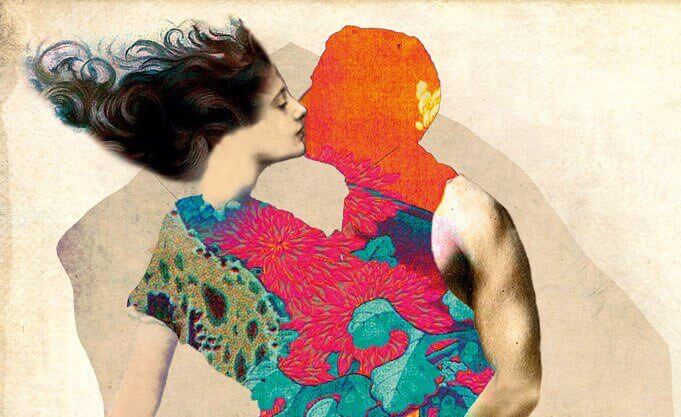 casal-beijo Romantismo do casal