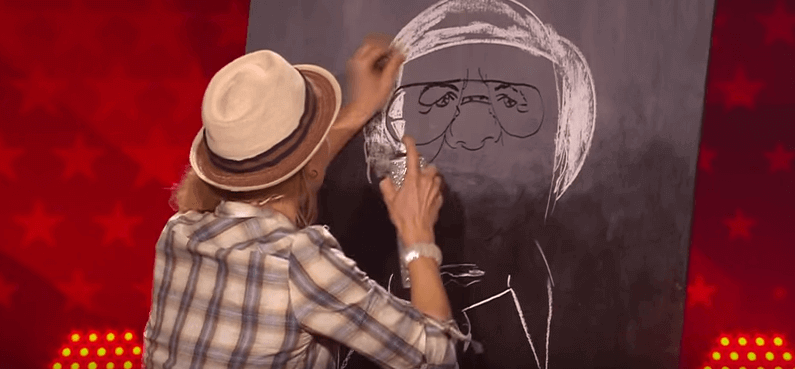 homem-pintando Primeira impressão: depois que todos a rejeitaram, algo mágico aconteceu...