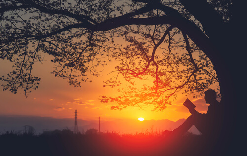 estar bem com sua própria companhia