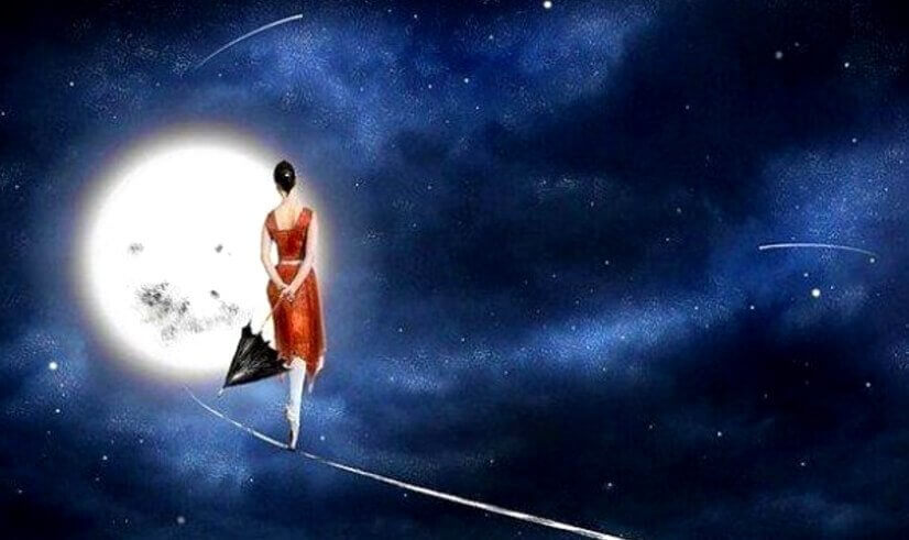 mulher-na-lua As estrelas dizem que os efêmeros somos nós