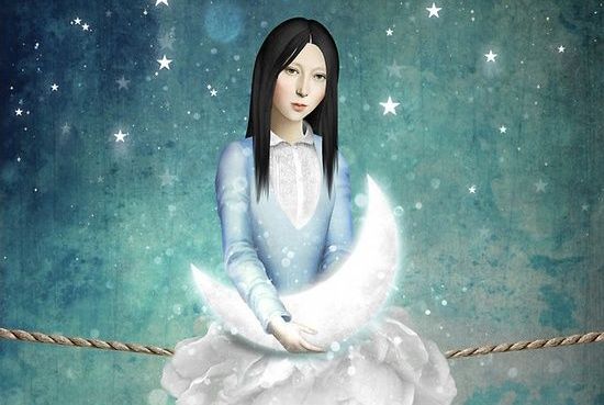 mulher-segurando-lua