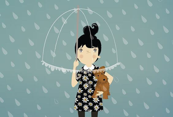 menina-chateada-debaixo-da-chuva O orgulho, este grande gerador de conflitos