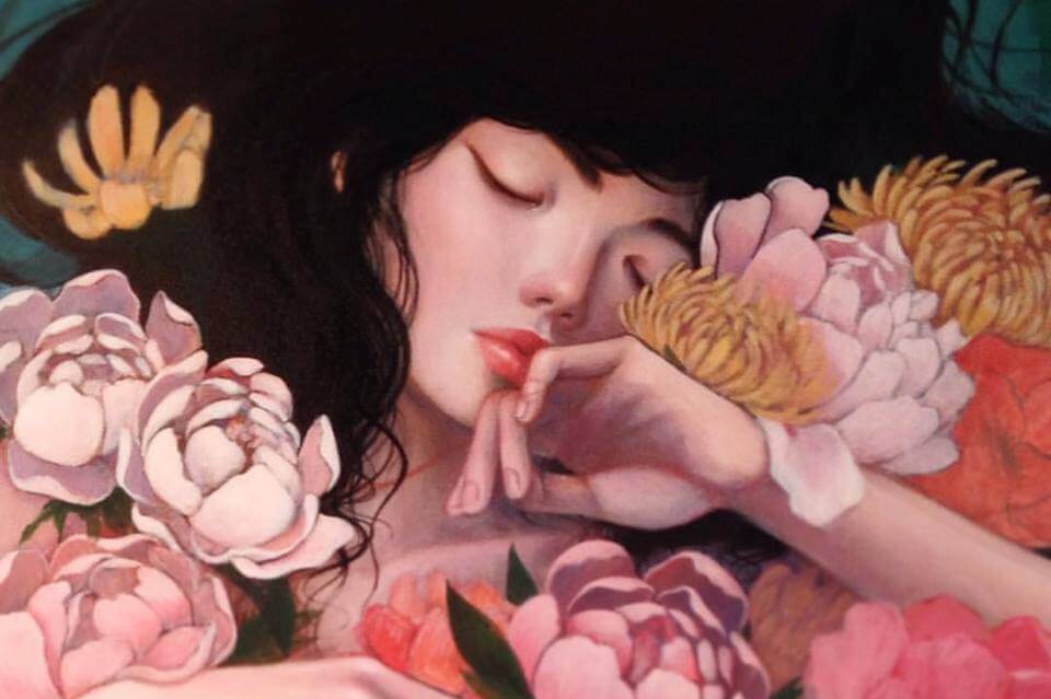 mulher-flores Querido eu, vamos parar de lutar por alguém que não nos ama