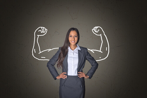 mulher forte e linda