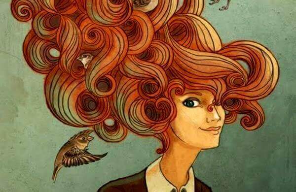 mulher-cabelos-cacheados Gosto de pessoas inoportunas que chegam quando não esperava nada