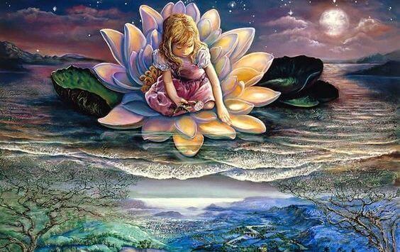 menina-flor-de-lotus