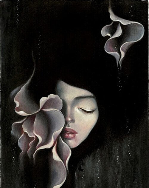 mulher-flores