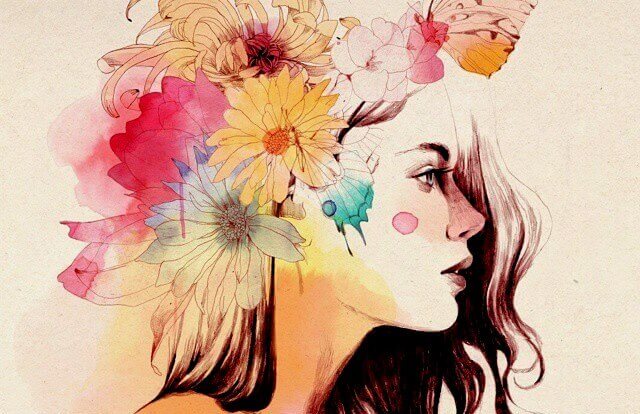 mulher-com-flores Defina a melhor versão de si mesmo e trabalhe para alcançá-la