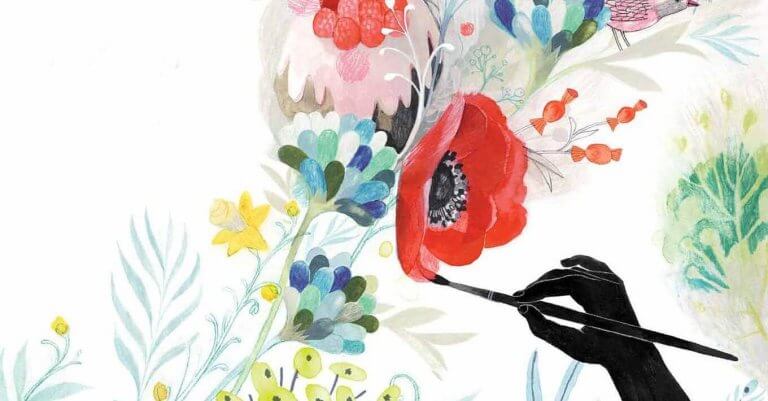 pintura-flores