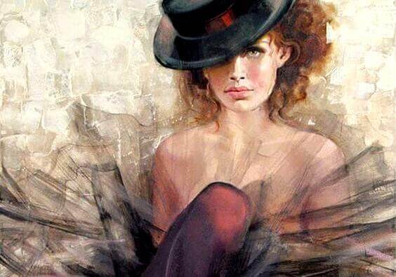 mulher-com-chapeu A cada dia que passa eu me sinto mais leve, mais animada e menos perfeita