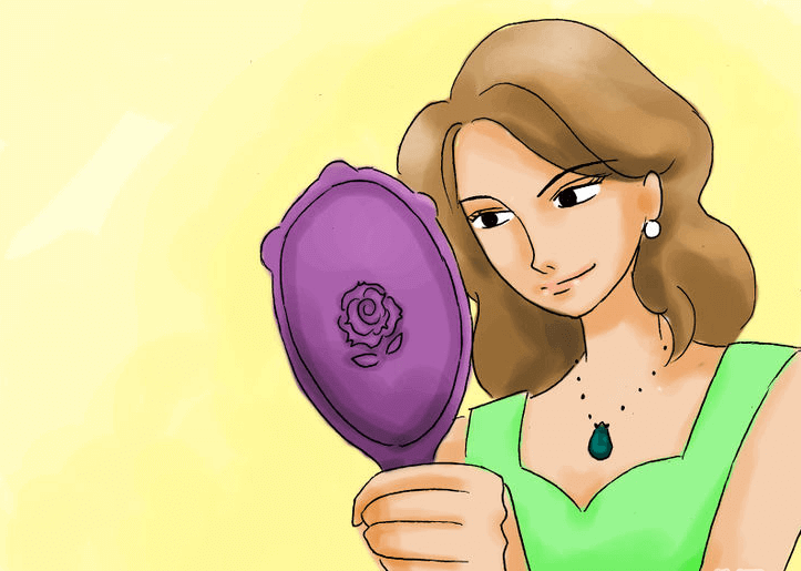 mulher-olhando-se-no-espelho