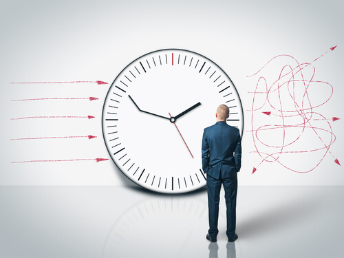 perder tempo e se desorganizar