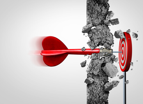 acabar atingindo suas metas