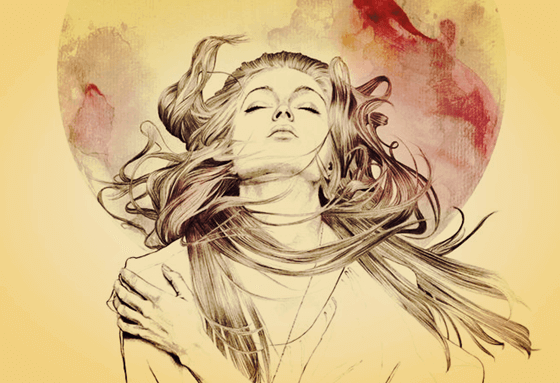 Mulher plena e feliz