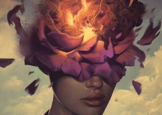 mulher-cabeca-em-chamas