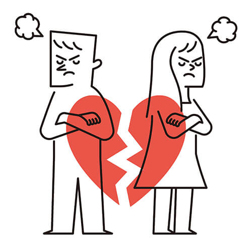 Vítimas de um amor que acabou